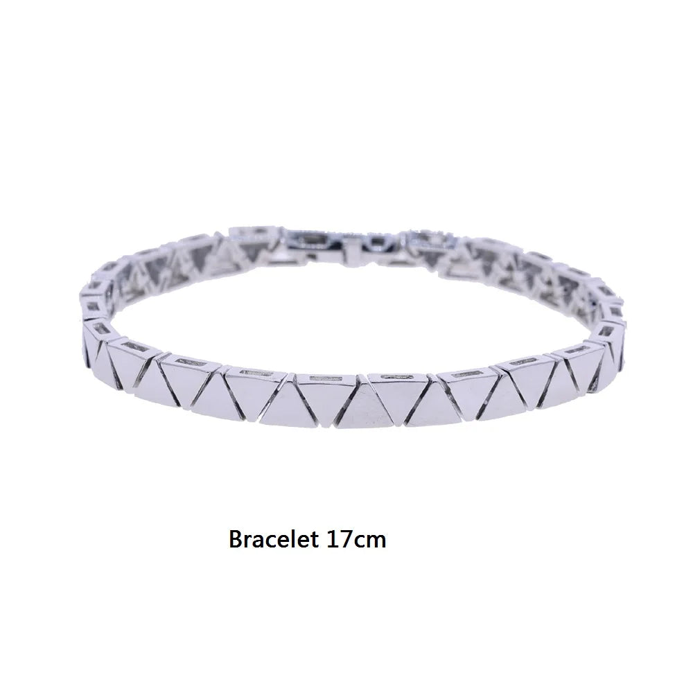 Tennis Zirconia Chain Bracelet