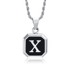 Initials Letter Pendant Necklace