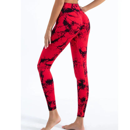 Tie-Dye Seamless High Waist Yoga Pants