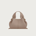 Pleated Leather Crossbody Bag