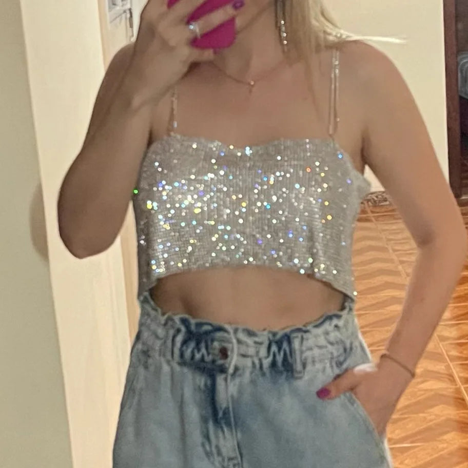 Sequin Club Top