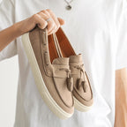 Handmade Suede Leather Loafers