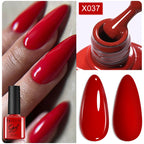 LILYCUTE Dark Red Caramel Gel