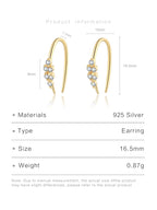 Sterling Silver Huggie Earrings