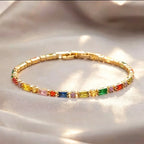 Zircon Sterling Silver Bracelet