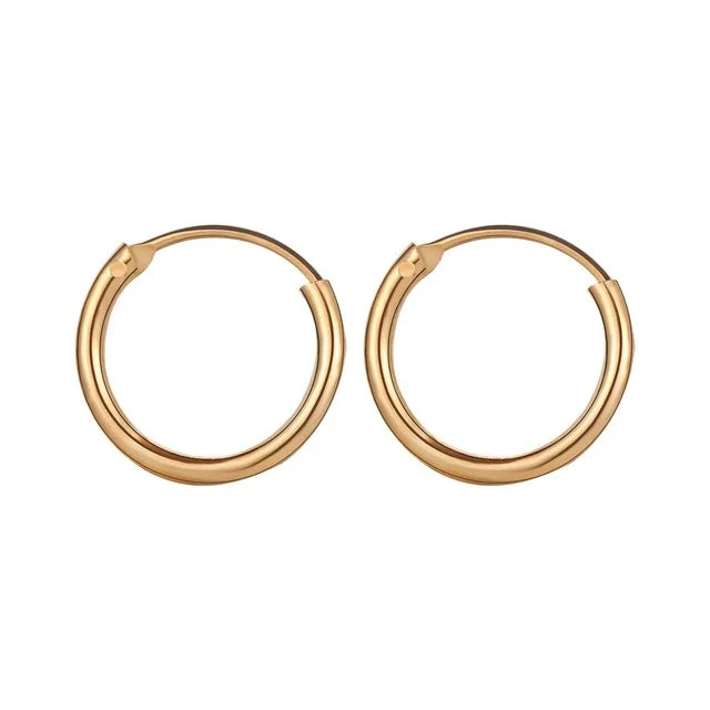 Light Luxury Rhinestone Hoops
