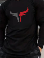 3D Print Casual Long Sleeve Tee
