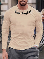 3D Print Casual Long Sleeve Tee