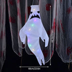 Glowing Ghost Windsock Decor