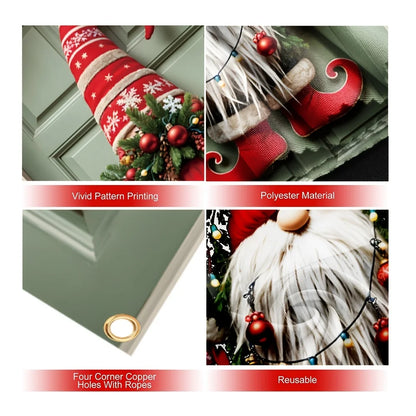 Festive Gnome Door Banner