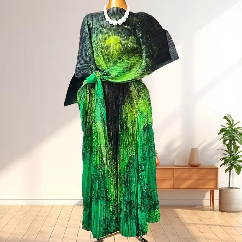 Two-piece Pleated Outfit Set