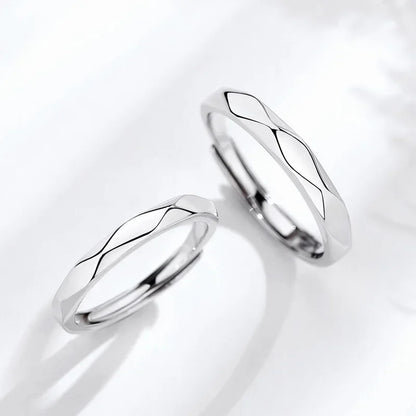 Adjustable Couple Wedding Rings