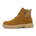 MaiJiaKa Flat-Heel Leather Boots