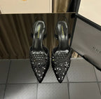 Slingback Pointed-Toe Pumps