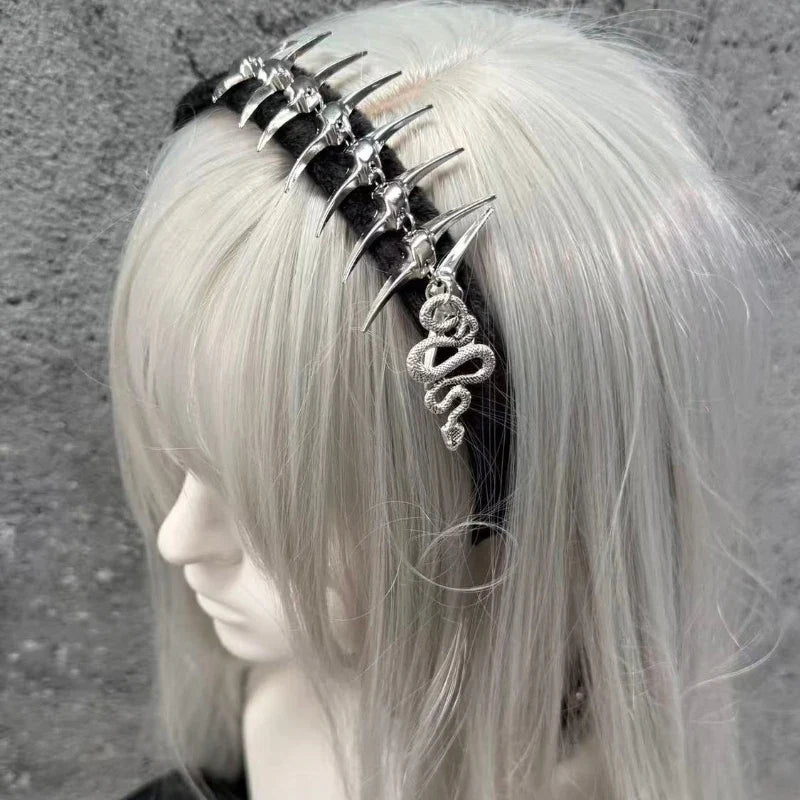 Skeleton Bone Gothic Headband