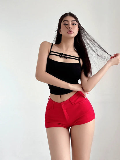 Sweet Sleeveless Bow Tank