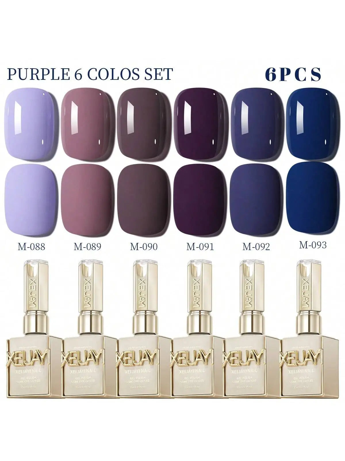 XEIJAYI Purple Gel Nail Polish