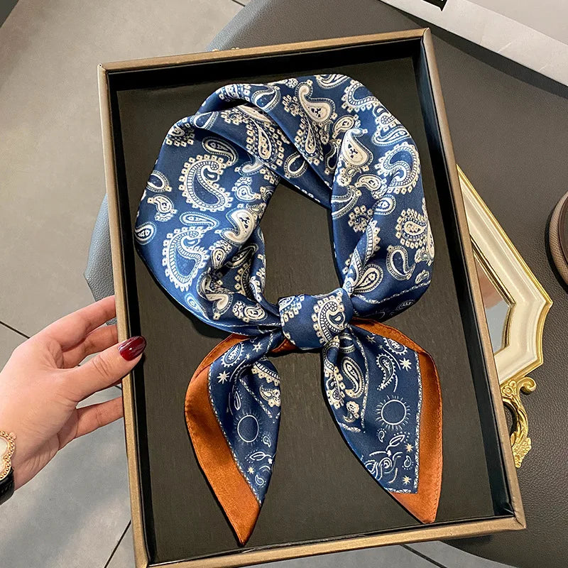 Skinny Silk Bag Ribbon Scarf