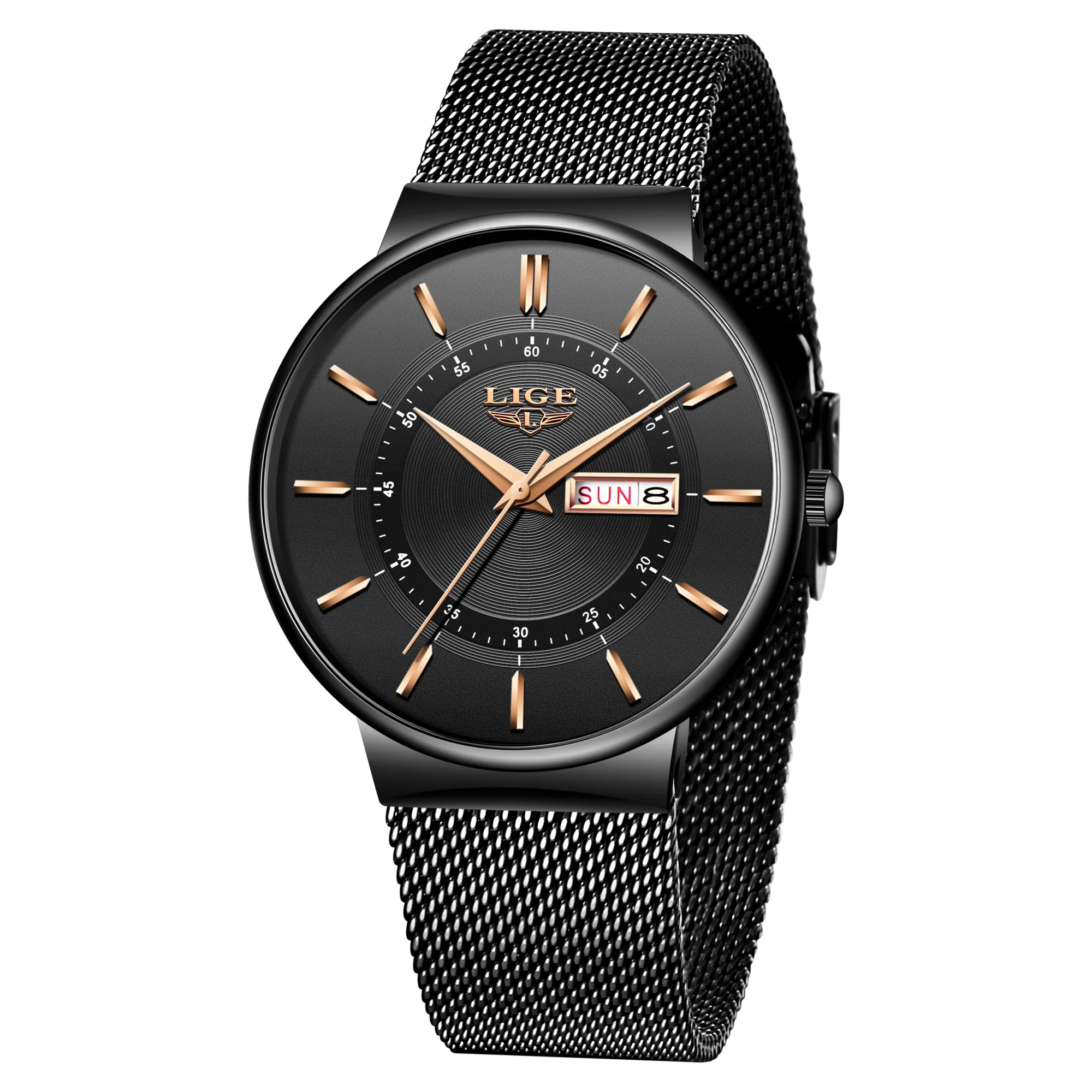 LIGE Ultra-Thin Steel Quartz Watch