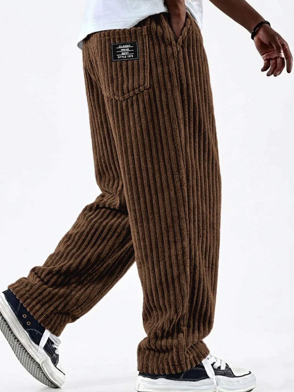 Corduroy Knit Casual Pants