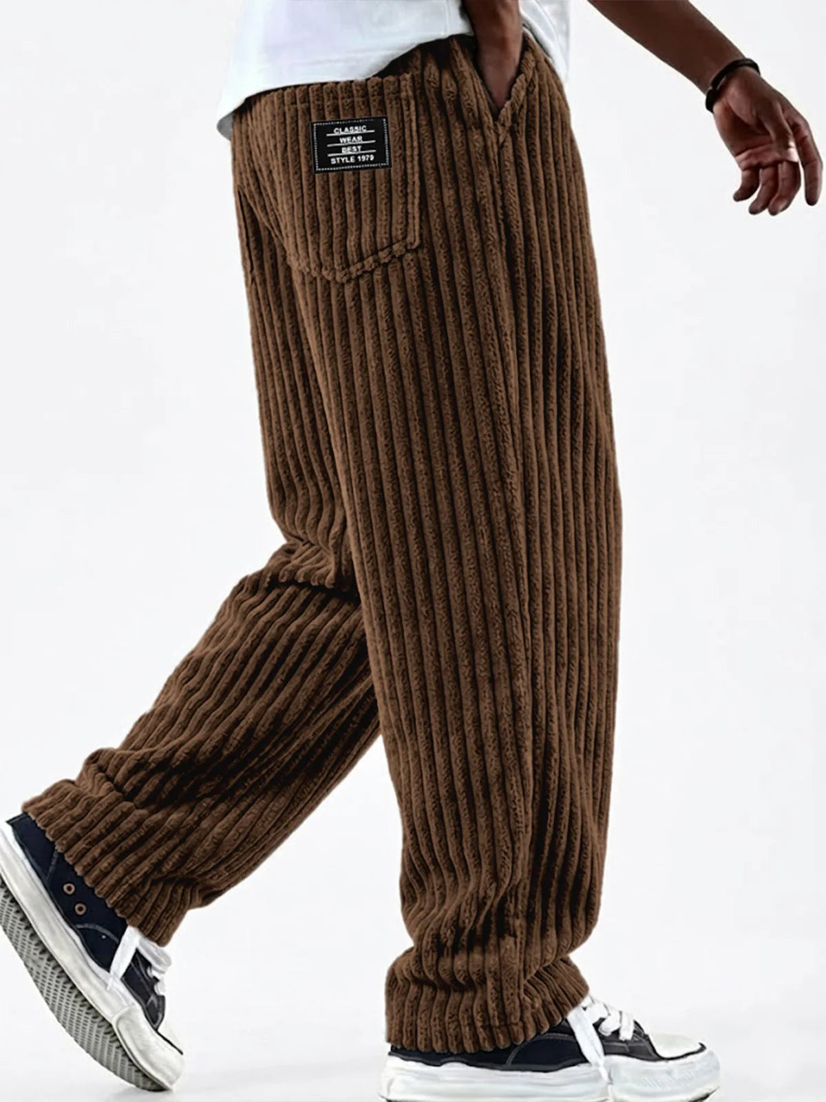Corduroy Knit Casual Pants