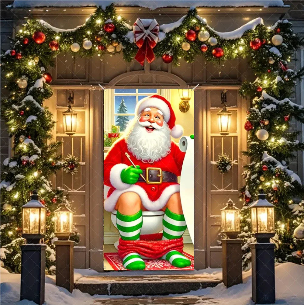 Christmas Santa Door Banner