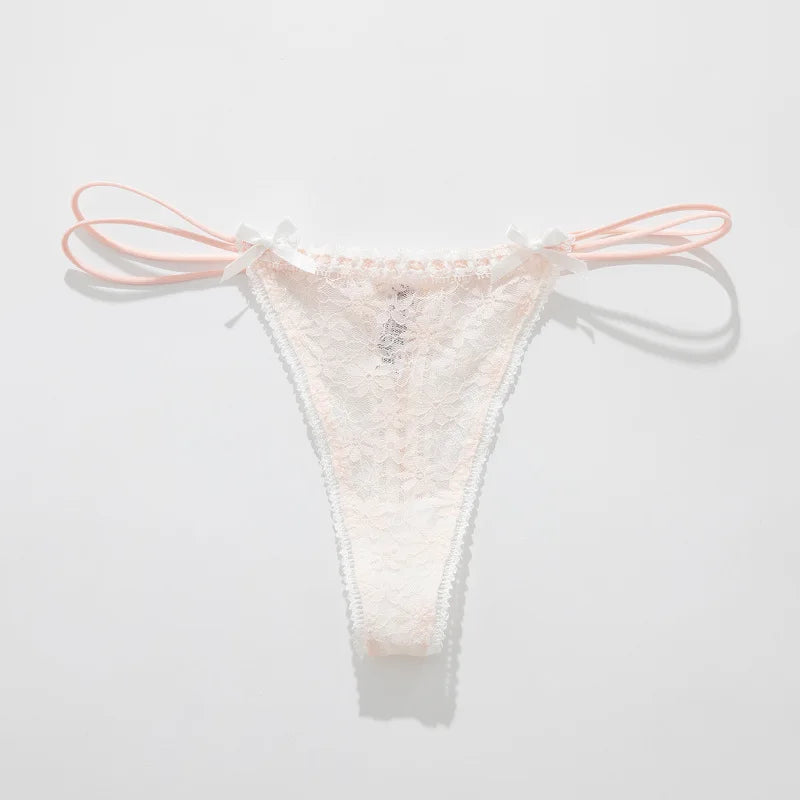Lace Bow G-String