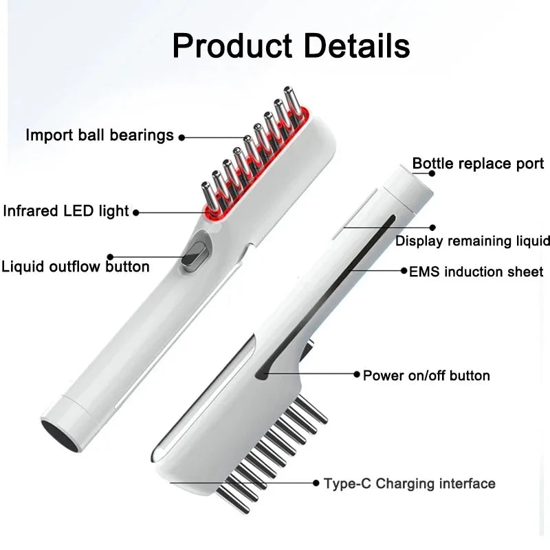 LED Hair Growth Massage Comb