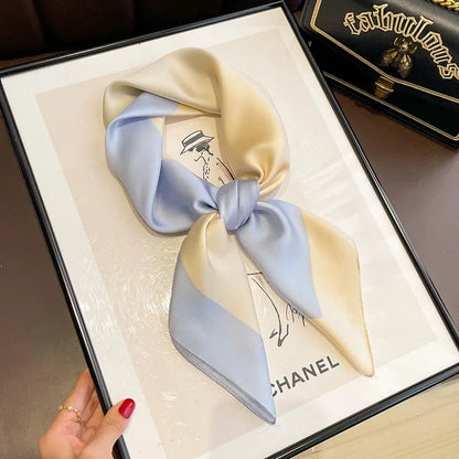High-End Small Silk Scarf