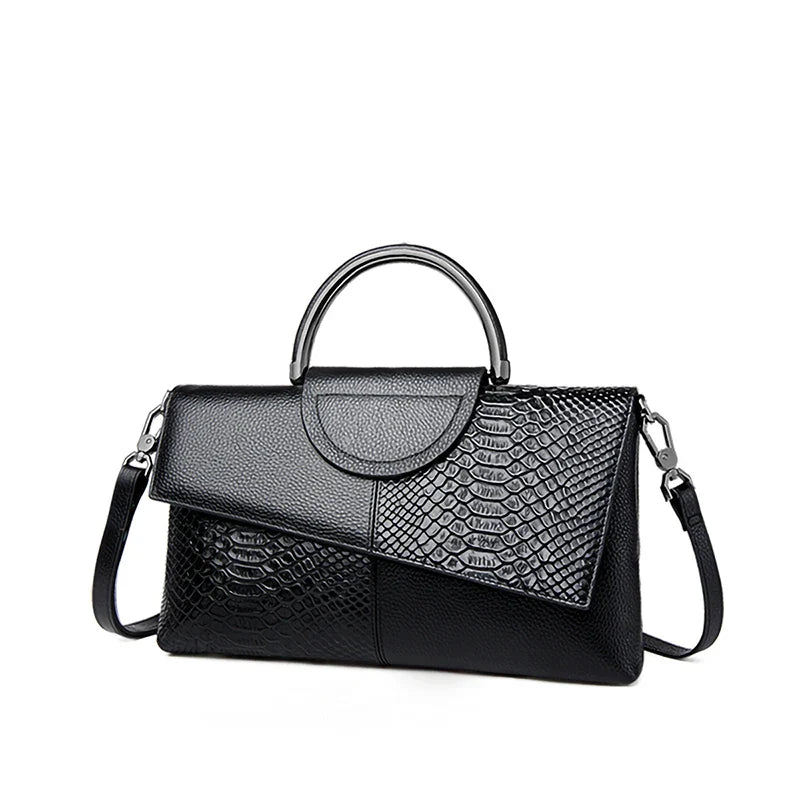 Alligator Pattern Crossbody Bag