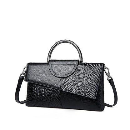 Alligator Pattern Crossbody Bag