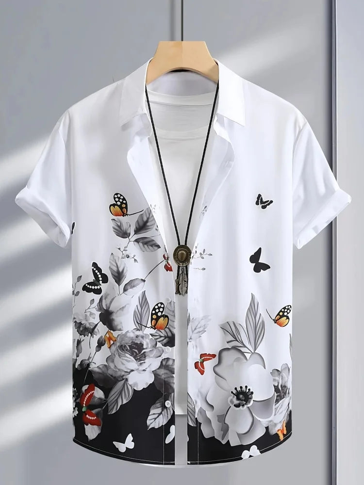 Beach Print Casual Shirt