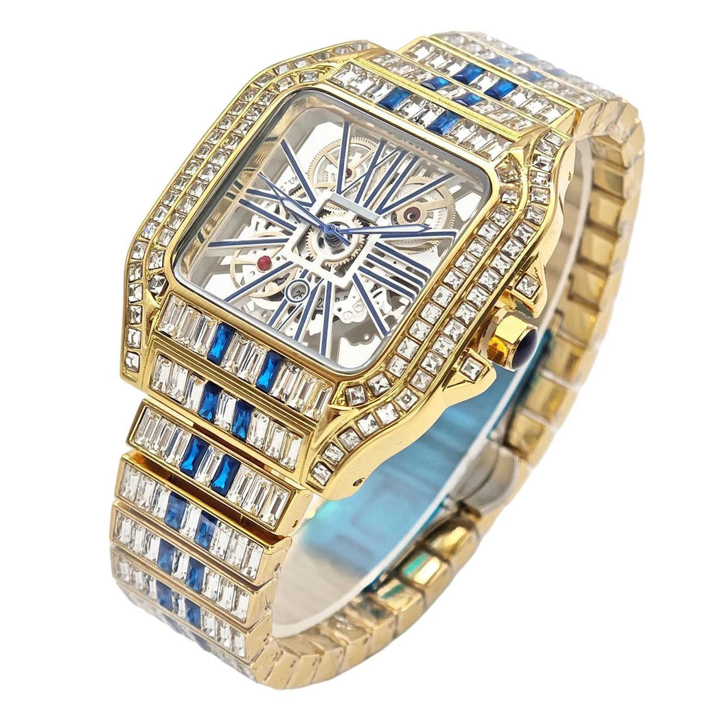 UNIGUET Hip-Hop Diamond Quartz Watch