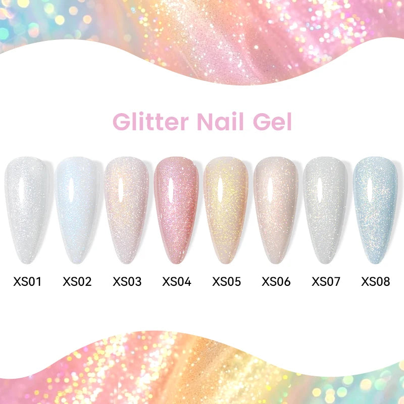 LILYCUTE Glitter Nail Gel Polish