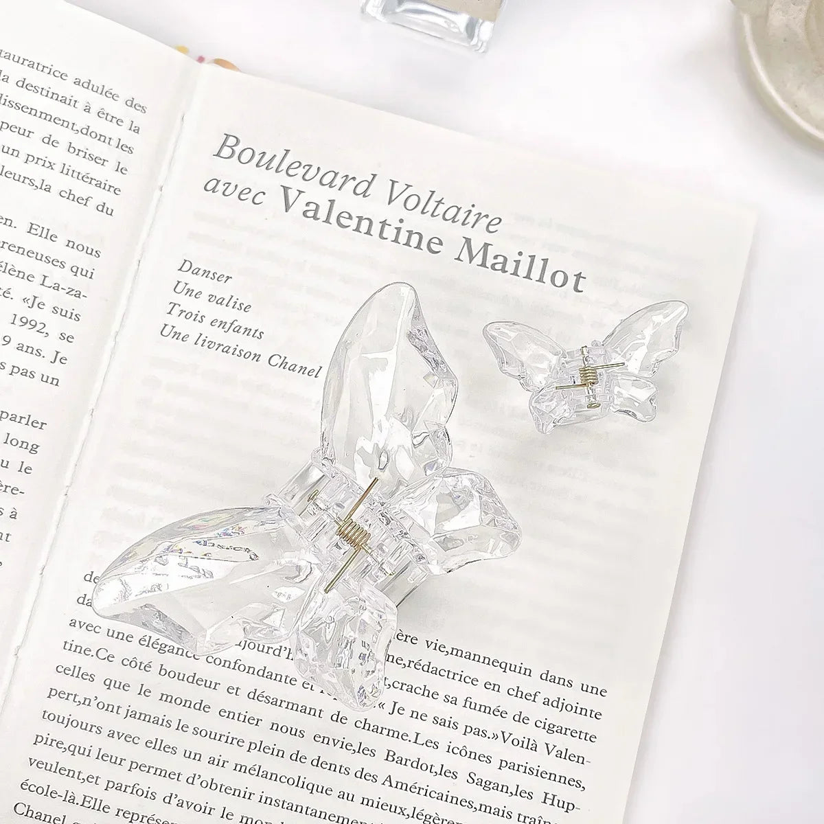 Crystal Butterfly Hair Claw