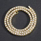 Iced out tennis chain
