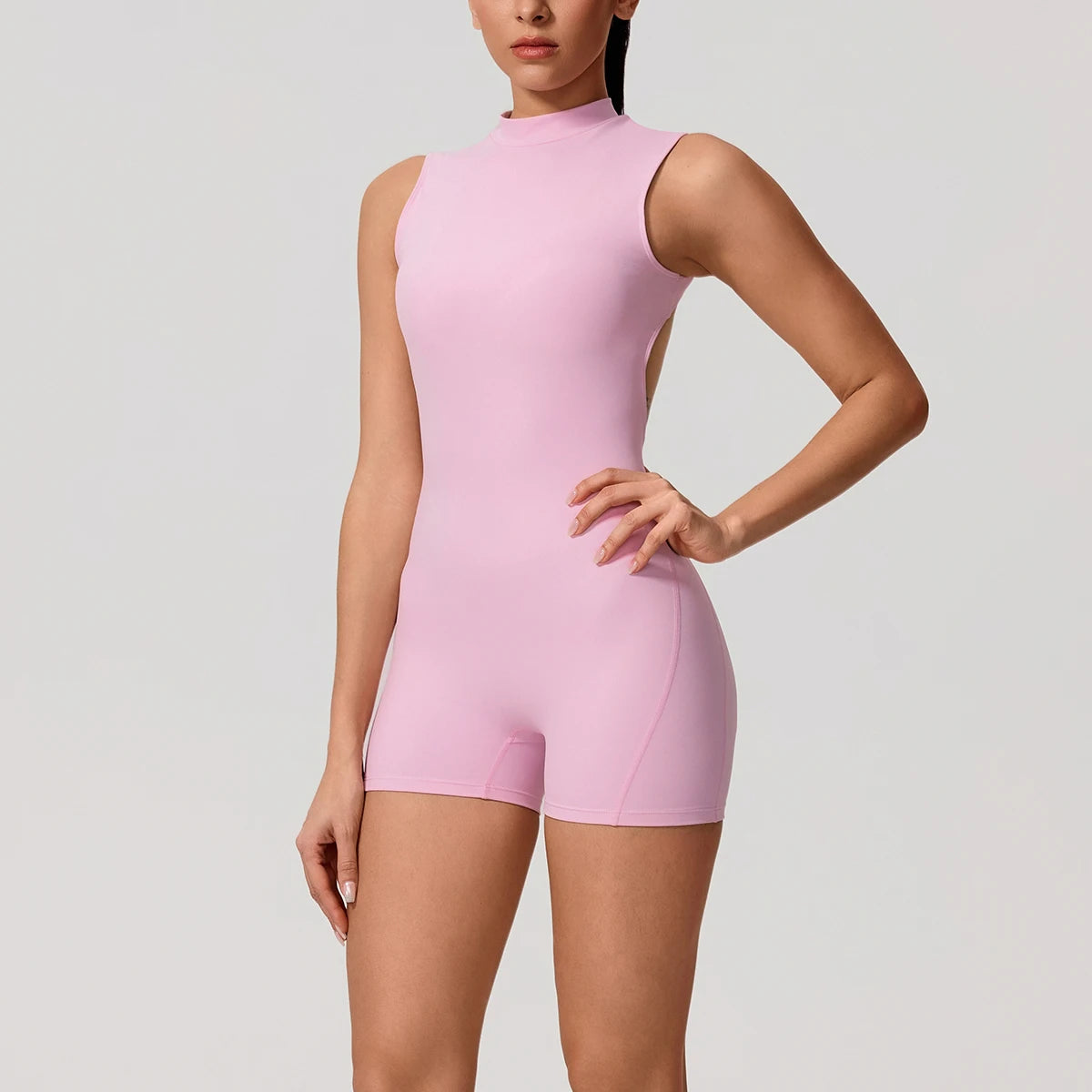 High Waist Scrunch Sports Jumpsuit