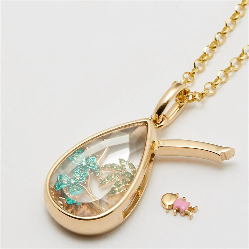 Neo Gothic Heart Pendant Necklace