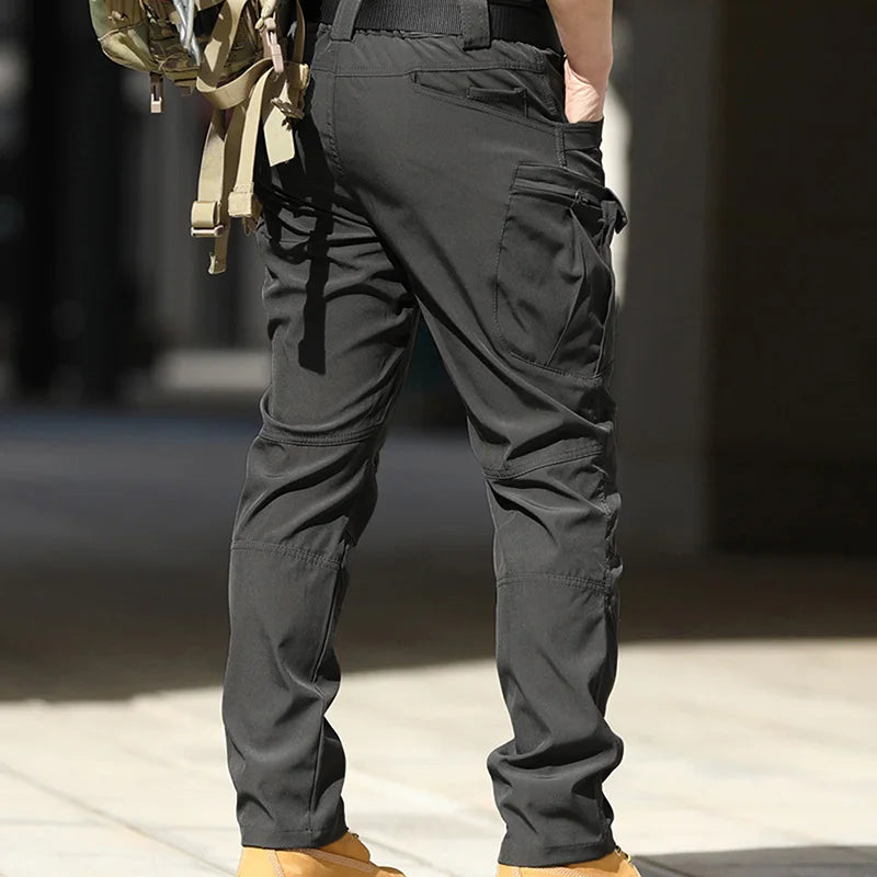 Solid cargo pants