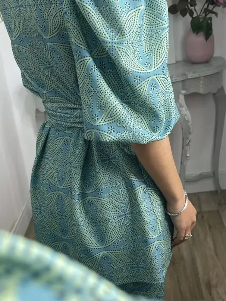 Women Fashion Printed Pant Suit