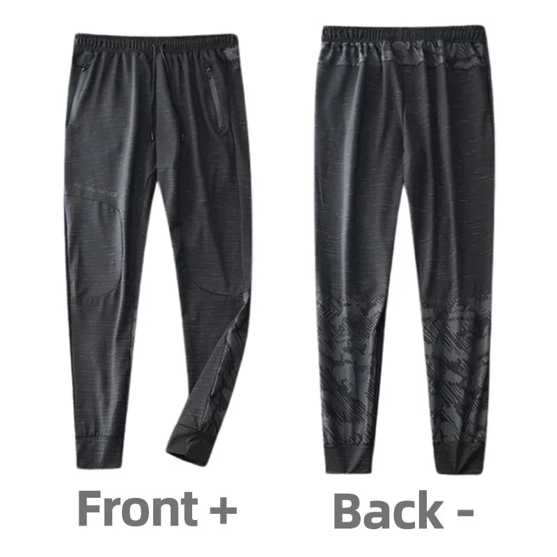 Elastic Microfiber Running Pants