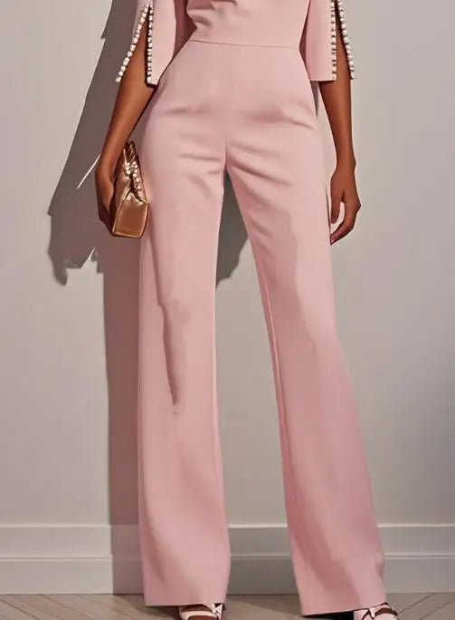 Beaded Slim Jumpsuit