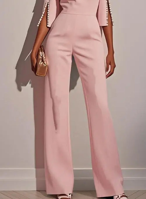 Beaded Slim Jumpsuit