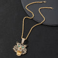 3D Tiger Pendant Necklace