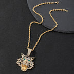 3D Tiger Pendant Necklace