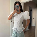 Lace Slim Shirt
