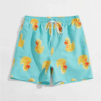 Funny Duck 3D Board Shorts