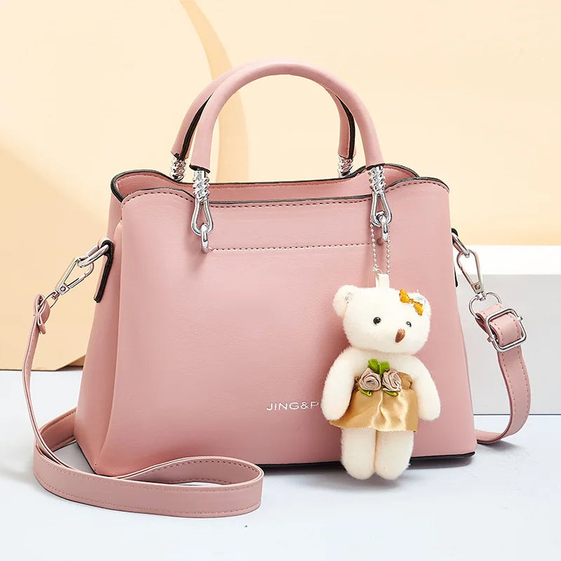 Square PU Shoulder Bag