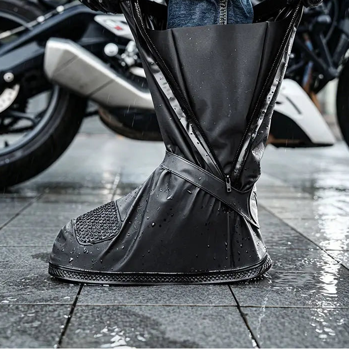 Reusable Motorcycle Rain Shoe-Covers