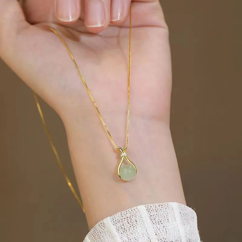 Retro Style Jade Pendant